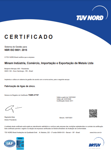 NBR ISO 9001: 2015
